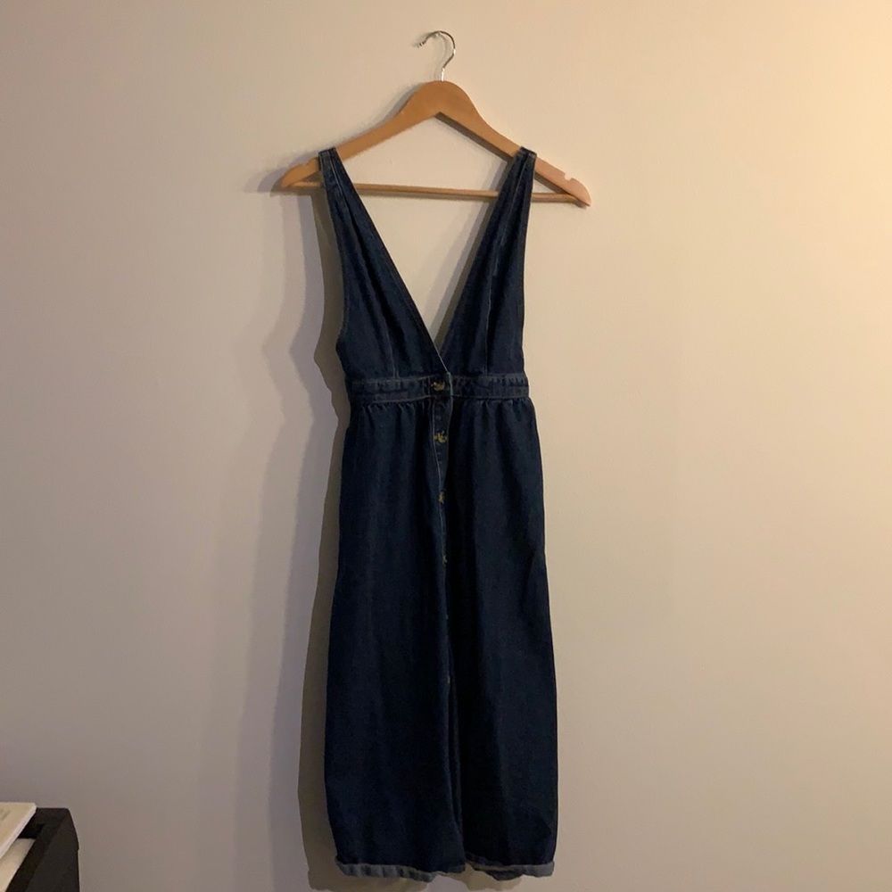 UO Denim midi dress